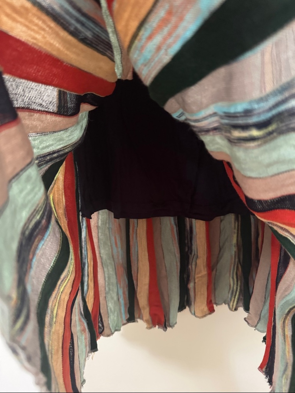Moth Multi-Color Striped Midi Skirt - Picture 5 of 6